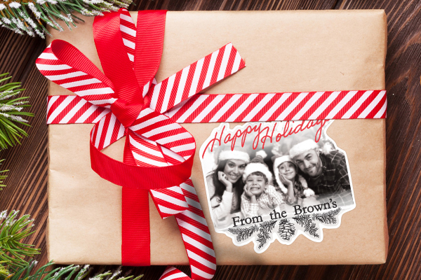 Ditch the boring holiday cards, create a sticky keepsake